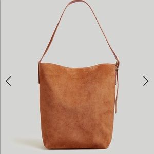 NEW Madewell The Essential Suede Bucket Tote